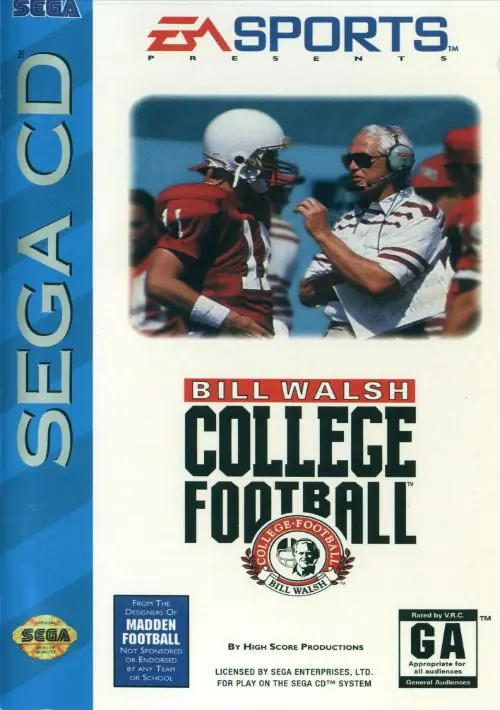 Bill Walsh College Football (U) ROM download
