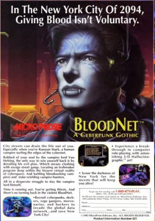 BloodNet - A Cyberpunk Gothic_Disk7 ROM download