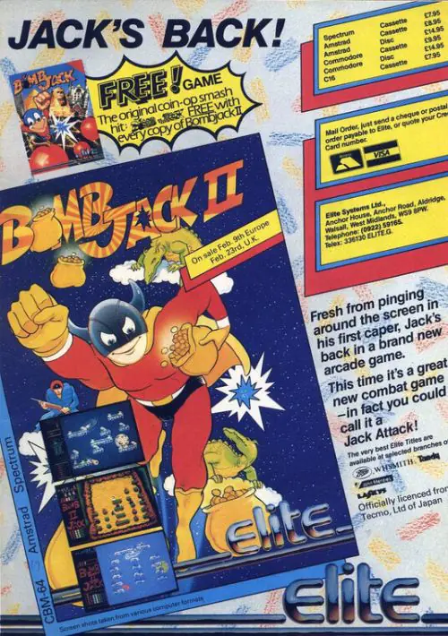 Bomb Jack 2 (UK) (1987) [f1][t1].dsk ROM download