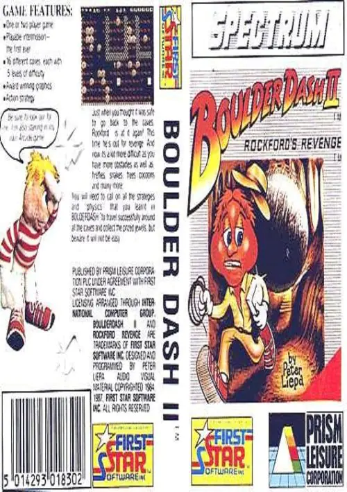 Boulder Dash II - Rockford's Riot (1985)(Prism Leisure) ROM download