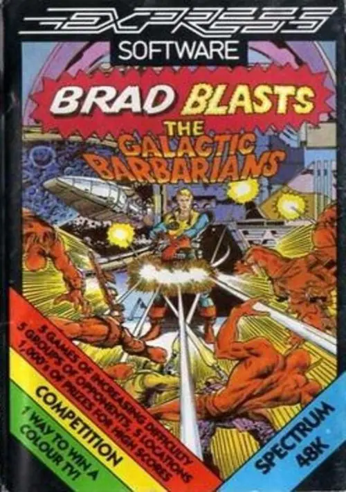Brad Blasts The Galactic Barbarians (1983)(Express Software) ROM download