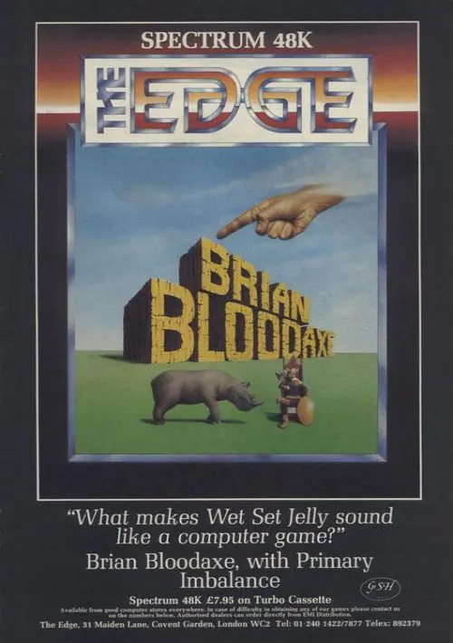 Brian Bloodaxe (1985)(The Edge Software)[a] ROM download
