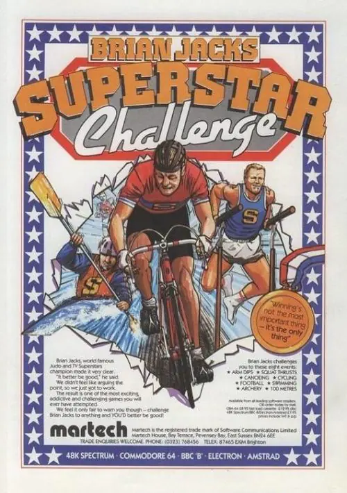 Brian Jack Superstar Challenge (UK) (1985).dsk ROM download