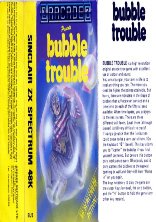 Bubble Trouble (1982)(Arcade Software) ROM download