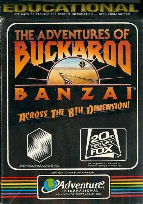 Buckaroo Banzai (1987)(Adventure International) ROM