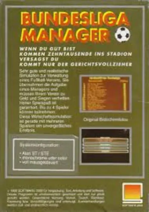 Bundesliga Manager v1.3 (2000)(Software Agency)(de)[a] ROM download