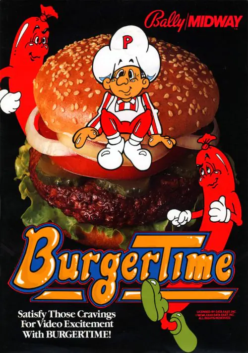 Burger Time (Data East set 2) ROM download