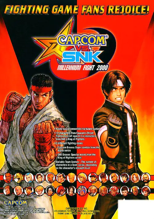 Capcom Vs. SNK Millennium Fight 2000 ROM download