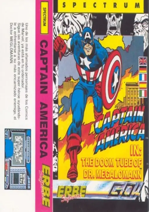 Captain America - Defies The Doom Tube (1988)(Go!) ROM