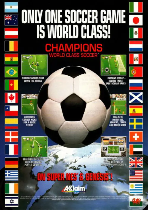 Champions World Class Soccer ROM download