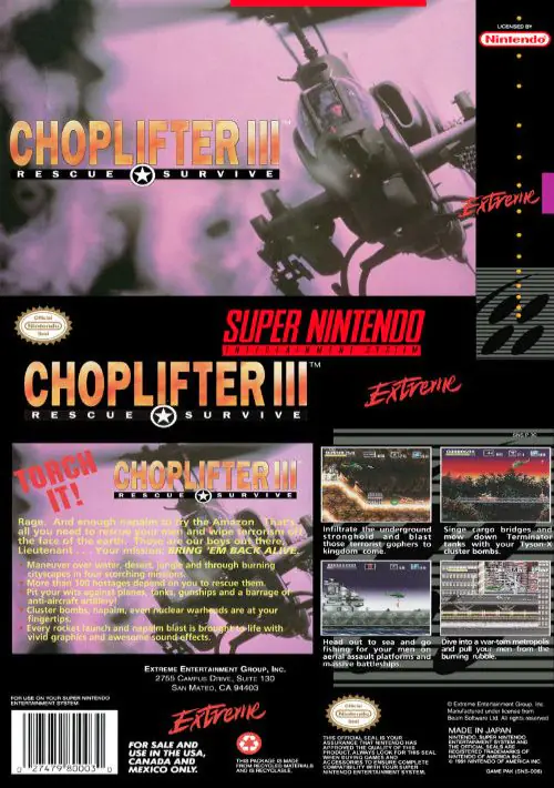 Choplifter 3 (J) ROM download