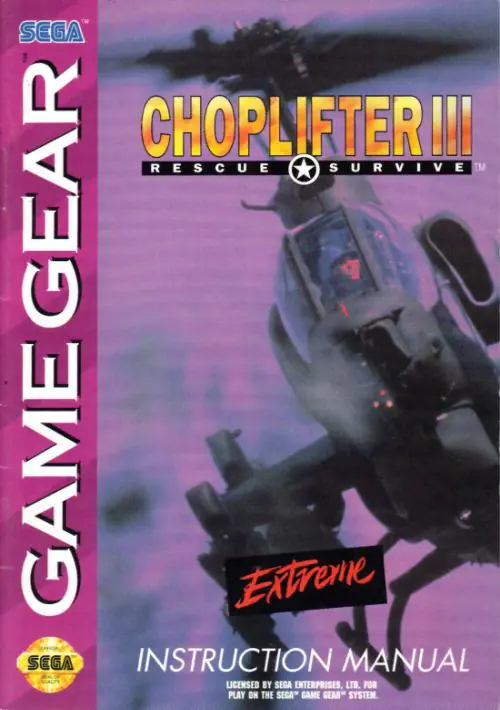 Choplifter III ROM download
