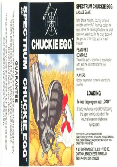 Chuckie Egg (1984)(Pick 'n' Choose)[re-release] ROM