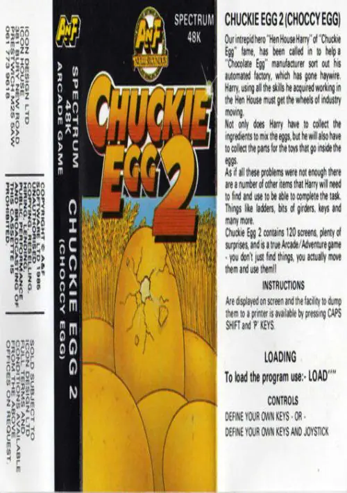 Chuckie Egg 2 (1985)(A & F Software)[a4] ROM download