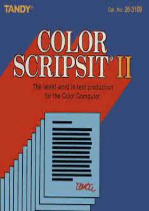 Color Scripsit II (1986) (26-3109) (Dale Lear).ccc ROM download