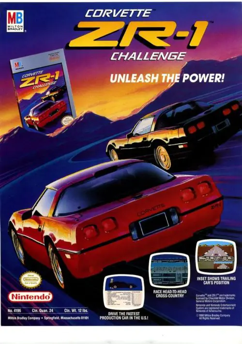 Corvette ZR-1 Challenge (E) ROM download
