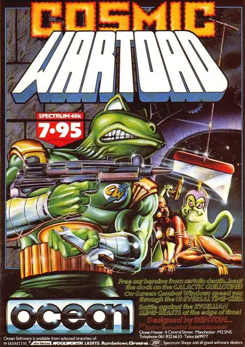 Cosmic Wartoad (1985)(Erbe Software)[re-release] ROM download