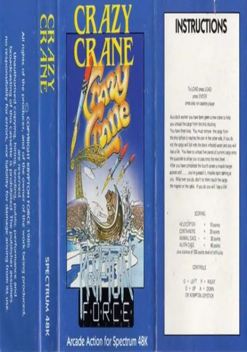 Crazy Crane (1984)(Voyager Software) ROM download