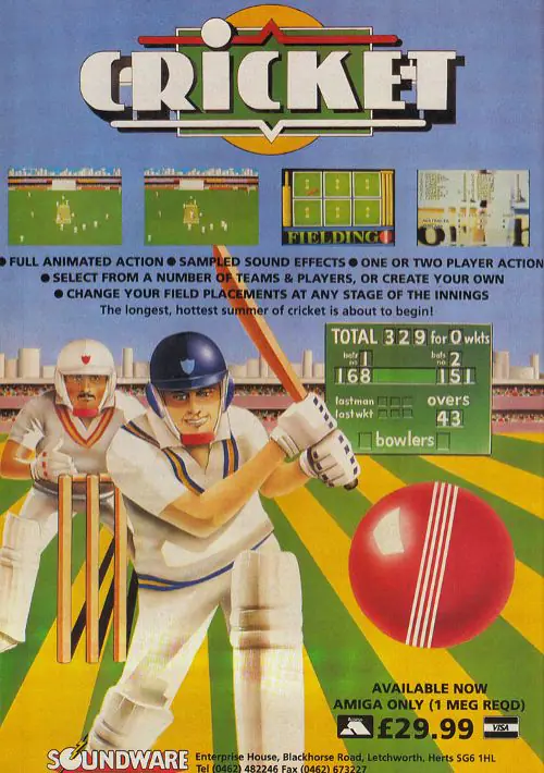 Cricket Amiga ROM download