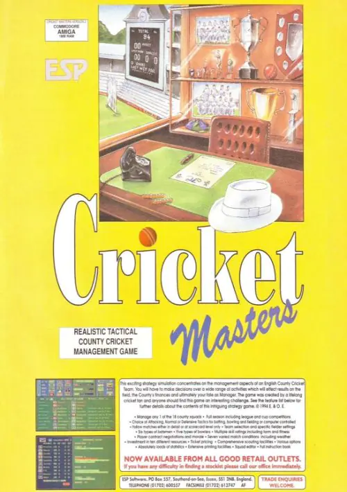 Cricket Masters ROM download