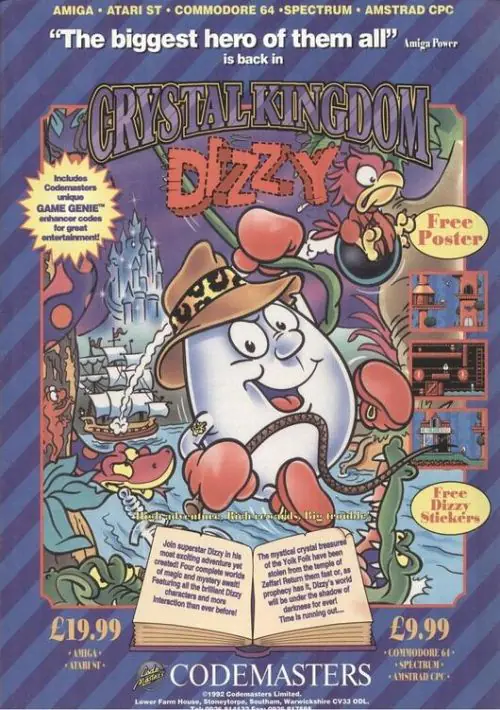 Crystal Kingdom Dizzy (UK) (1992).dsk ROM download