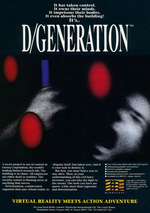 D-Generation (1991)(Mindscape)(Disk 2 of 2)[cr Elite] ROM download