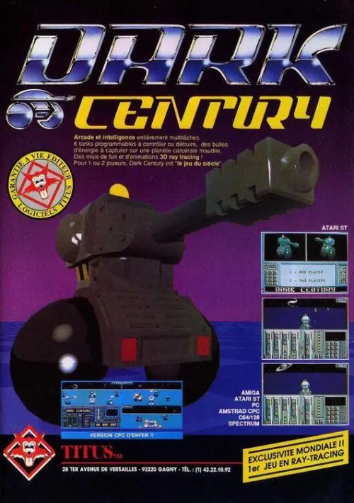 Dark Century (UK) (1989).dsk ROM download