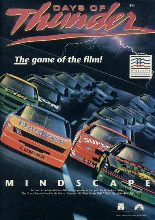 Days Of Thunder (1990)(Mindscape International)[128K] ROM download