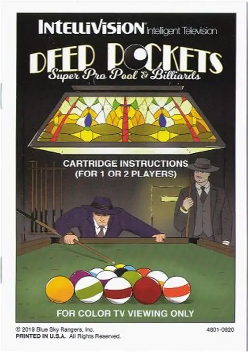 Deep Pockets-Super Pro Pool and Billiards (1990) (Realtime) [!] ROM download