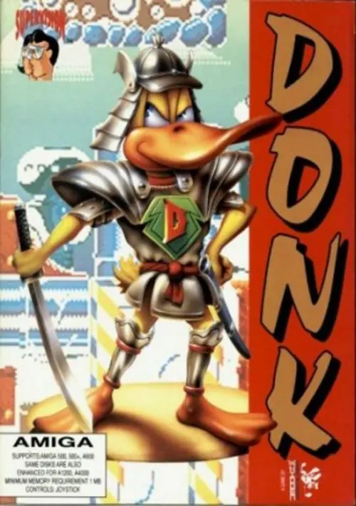 Donk! - The Samurai Duck! (OCS & AGA)_Disk1 ROM download