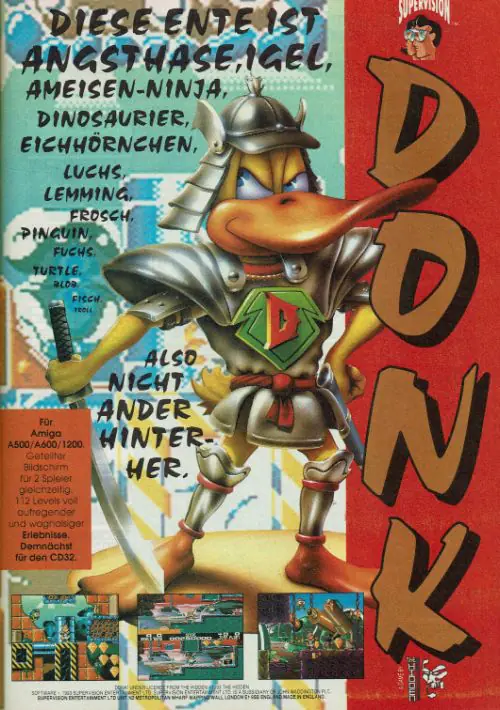 Donk! - The Samurai Duck! (OCS & AGA)_Disk3 ROM download