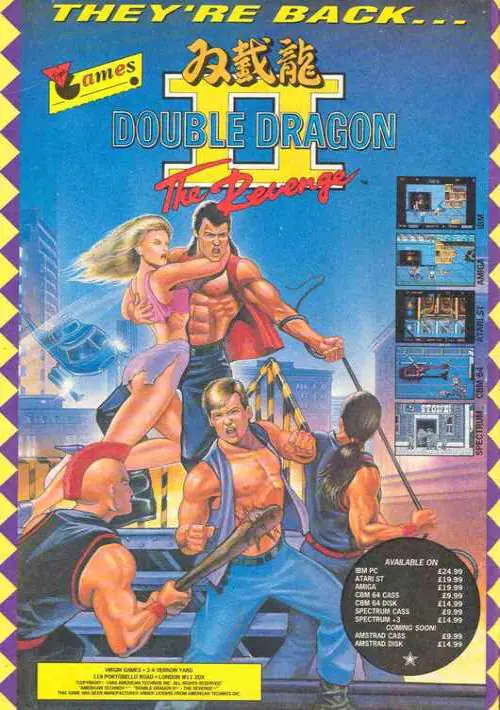 Double Dragon II - The Revenge (1989)(Virgin Mastertronic)[128K] ROM download