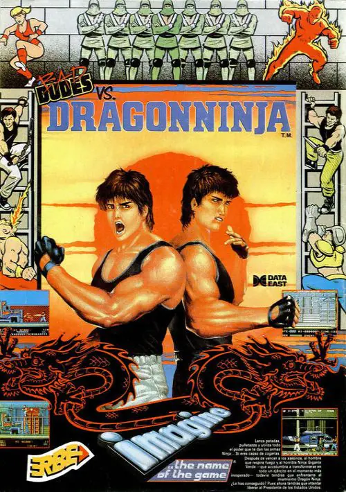 Dragon Ninja (1988)(Erbe Software)(Side B)[128K][re-release] ROM download