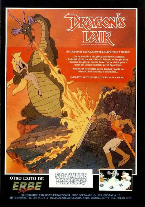 Dragon's Lair (UK) (1986) [a2].dsk ROM download