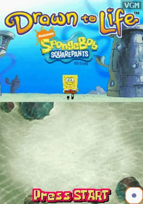 Drawn To Life - SpongeBob SquarePants Edition (SQUiRE) (E) ROM download