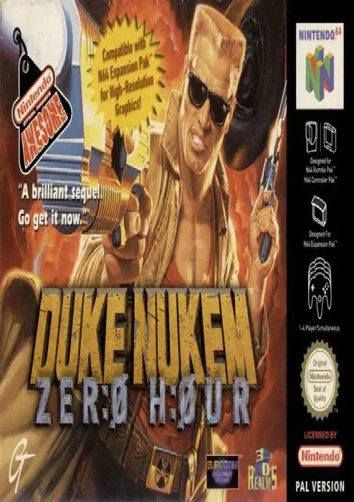 Duke Nukem - ZER0 H0UR ROM download