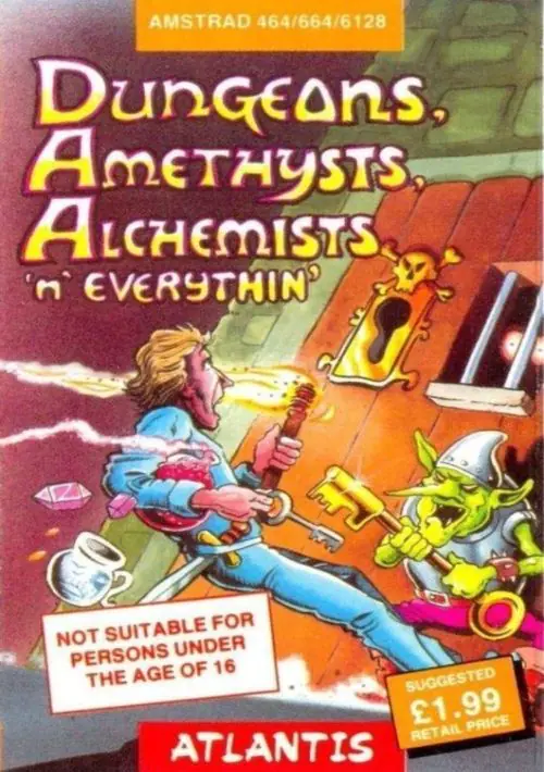 Dungeons Amethysts Alchemist (UK) (1987).dsk ROM download