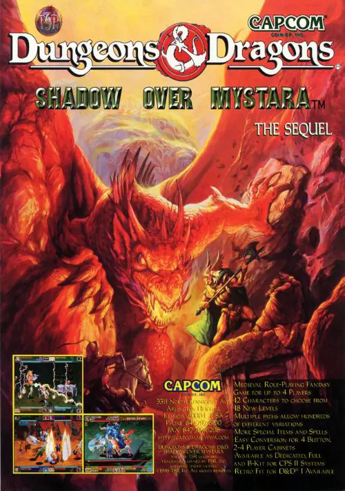 Dungeons & Dragons - Shaadow Over Mystara (Asia) (Clone) ROM download