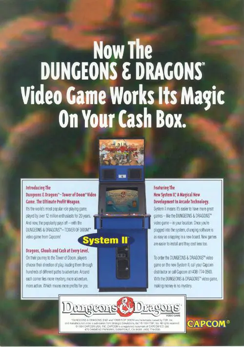 Dungeons & Dragons - Tower of Doom (USA 940125) ROM download