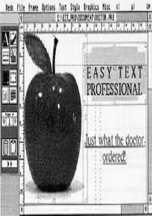 Easy Text Professional v1.06 (1992)(zzSoft) ROM download