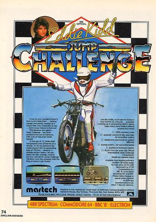 Eddie Kidd Jump Challenge (1984)(Martech Games) ROM download