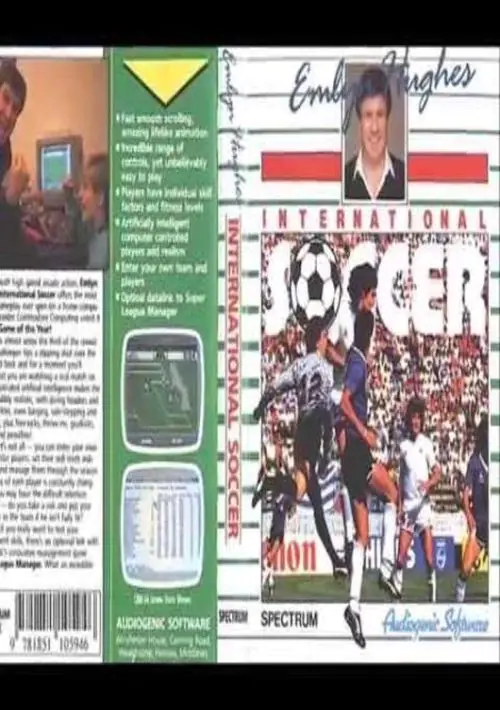 Emlyn Hughes International Soccer (1989)(Audiogenic Software)[a2] ROM download