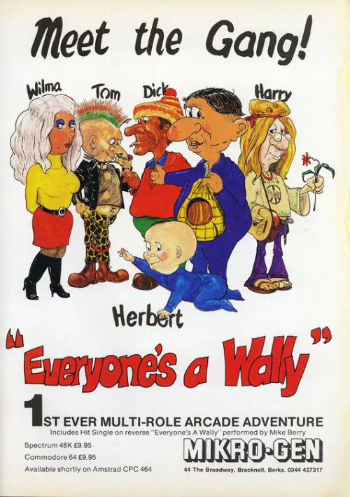 Everyone's A Wally - Meet The Gang (UK) (1985) [t1].dsk ROM download