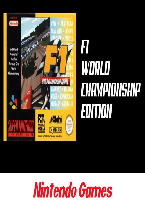 F-1 World Championship Edition ROM download