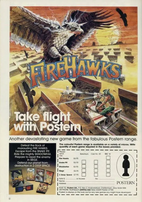 Fire Hawks (1984)(Postern) ROM download