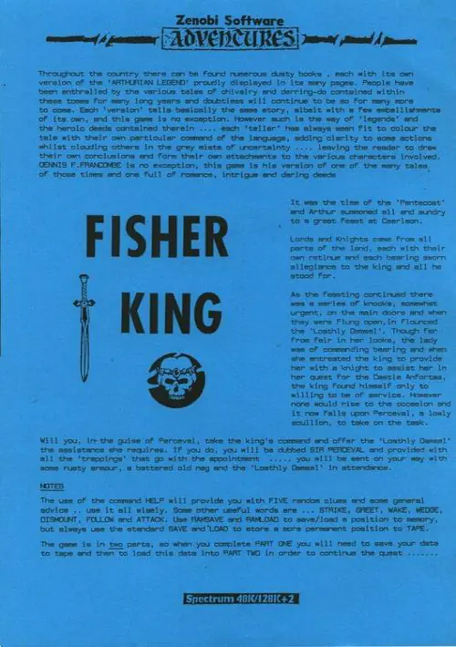 Fisher King, The (1991)(Zenobi Software)(Side A) ROM download