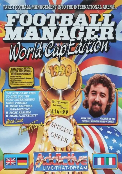 Football Manager World Cup Edition (UK) (1990).dsk ROM download