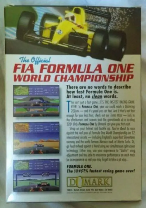 Formula One World Championship (1993)(Domark)[cr Superior] ROM download