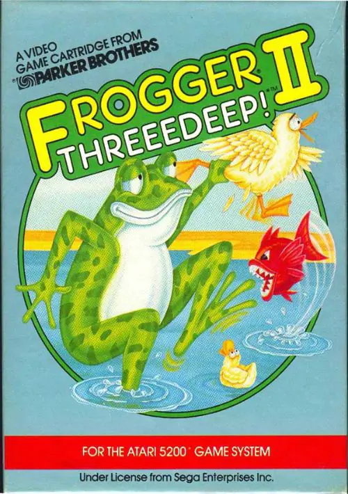 Frogger 2 - Threedeep! (1984) (Parker Bros) ROM download