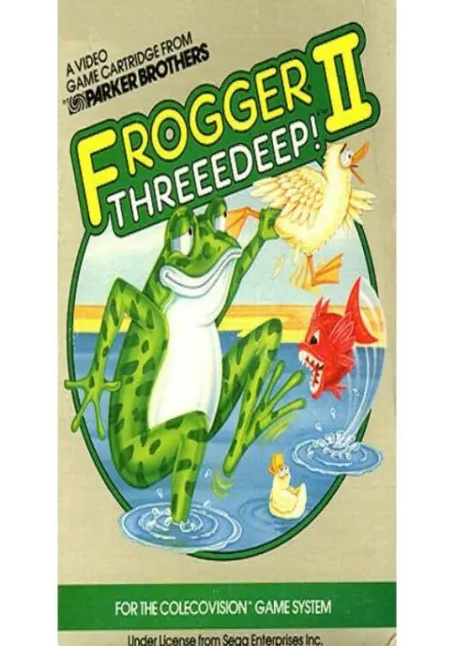 Frogger II - Threeedeep! (1984)(Parker Brothers) ROM download